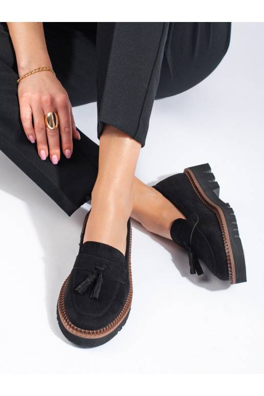 Seemisnakhsed mokassiinid Vinceza Mustad Seemisnakhsed mokassiinid Vinceza Mustad