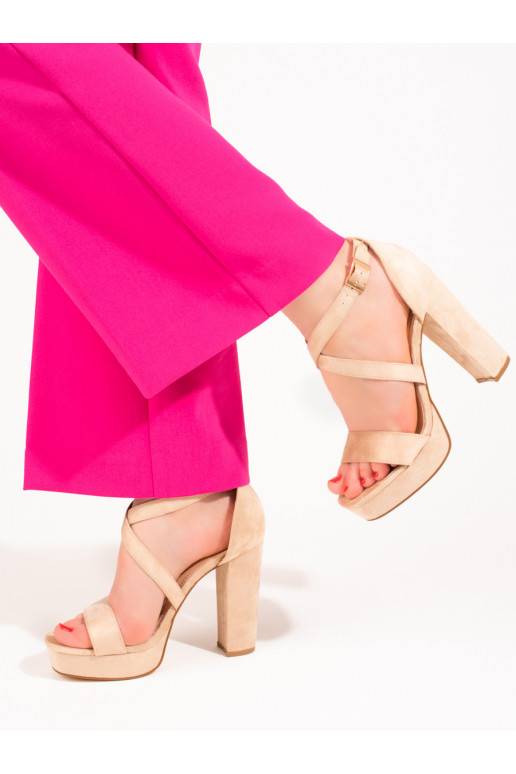 Sandaalid Shelovet beeži värvi Sandaalid Shelovet beeži värvi