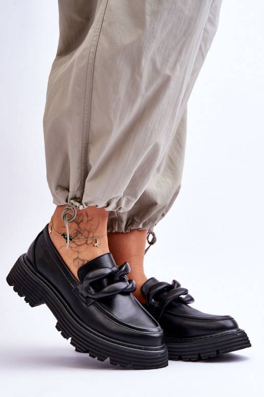 Mokassiinid jalatsid Big Star mustad Mokassiinid jalatsid Big Star mustad