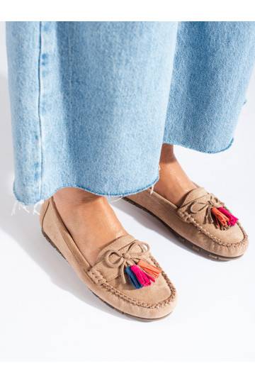 Elevandiluu värvi  mokassiinid boho Shelovet 2