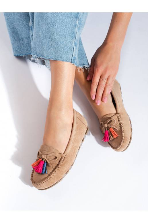 Elevandiluu värvi  mokassiinid boho Shelovet