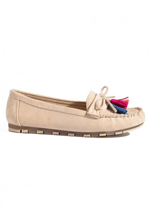 beeži värvi  mokassiinid boho Shelovet