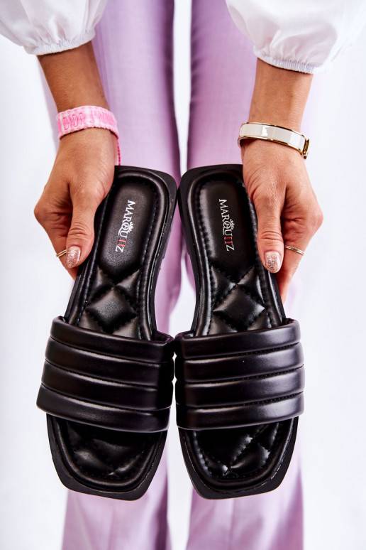 Plätud naturaalsest nahast mustad Raula