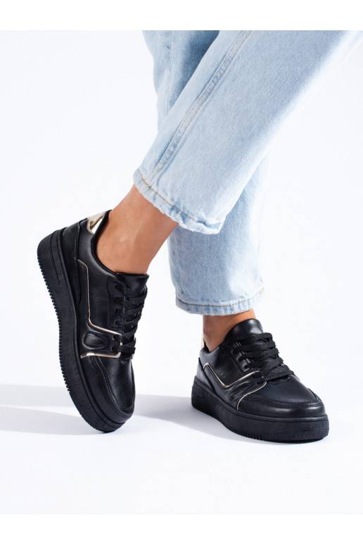 mustad Tossud mudeli kingad platvormiga Shelovet mustad Tossud mudeli kingad platvormiga Shelovet