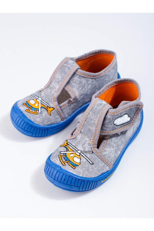 Halli värvi kapcie z helikopterem  Shelovet