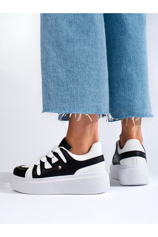 -valge värv Massiivse platvormiga spordijalatsid Shelovet