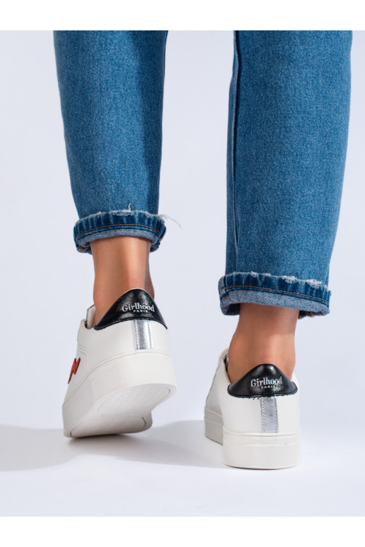 Valged klassikalise mudeli naiste tossud Shelovet