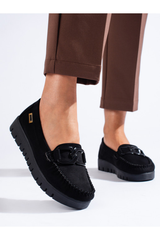 seemisnakhsed Mustad mokassiinid  Shelovet seemisnakhsed Mustad mokassiinid  Shelovet