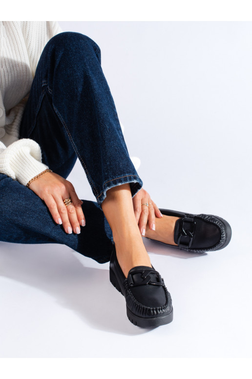 Mokassiinid öko nahk Mustad Shelovet Mokassiinid öko nahk Mustad Shelovet