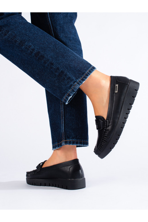 Mokassiinid öko nahk Mustad Shelovet Mokassiinid öko nahk Mustad Shelovet