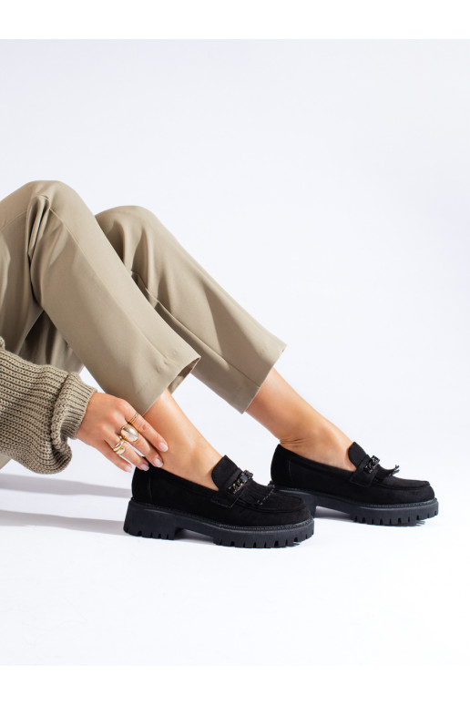 seemisnakhsed Mustad naiste mokassiinid Shelovet seemisnakhsed Mustad naiste mokassiinid Shelovet