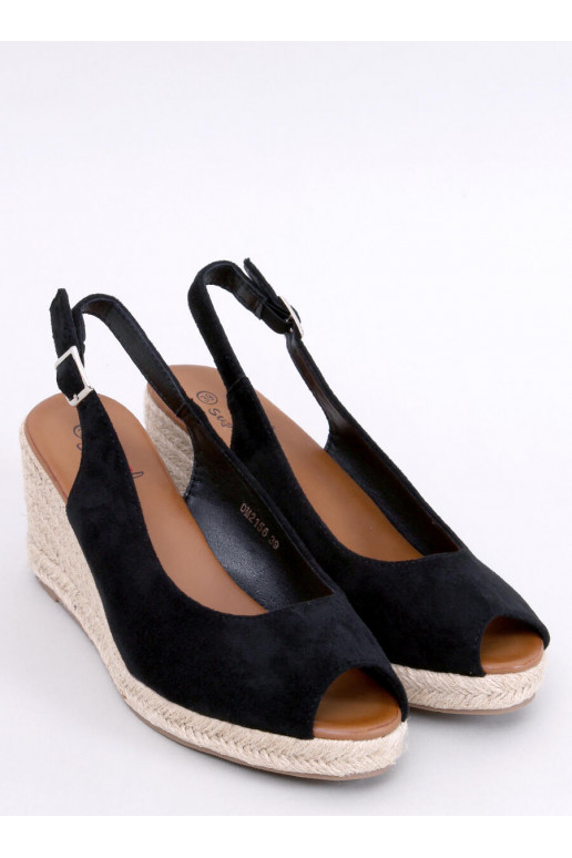 Espadrillid open toe NEVIL BLACK