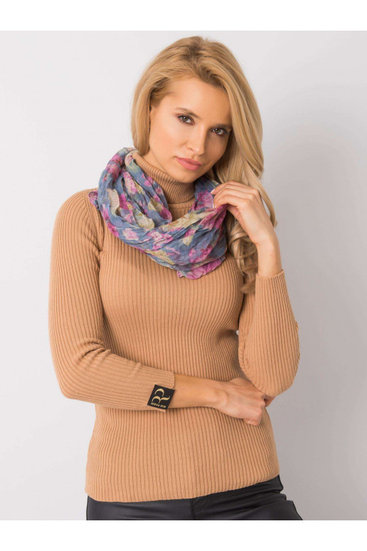 Sinine lillemustriga mähis