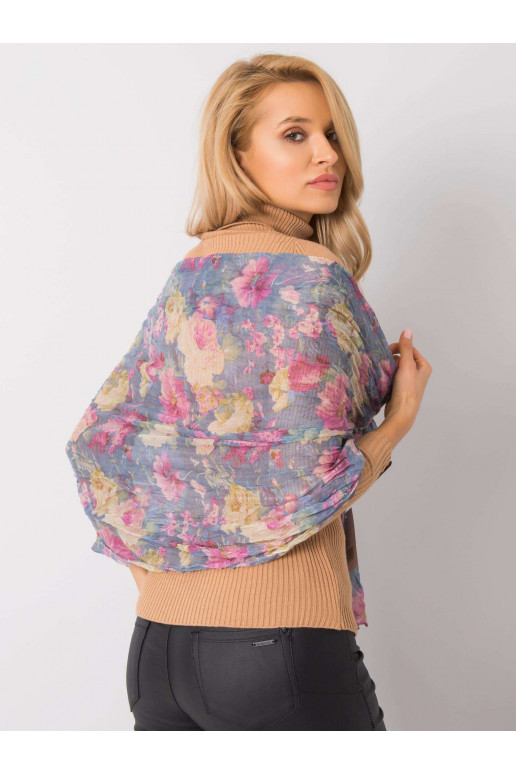 Sinine lillemustriga mähis