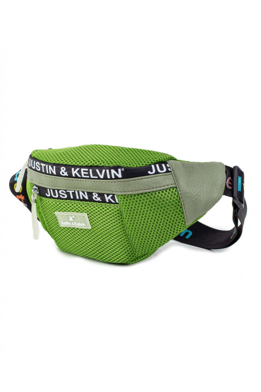 Roheline värvilise triibuga neerukotike