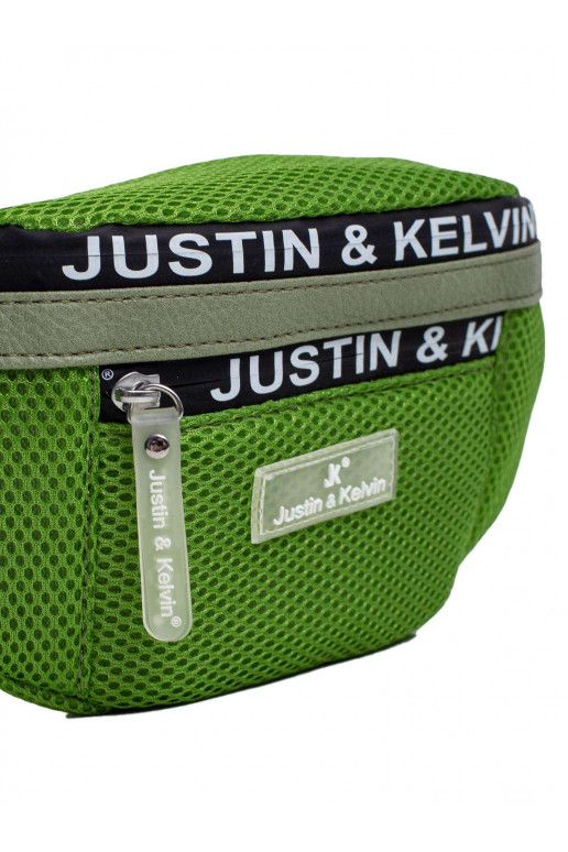 Roheline värvilise triibuga neerukotike