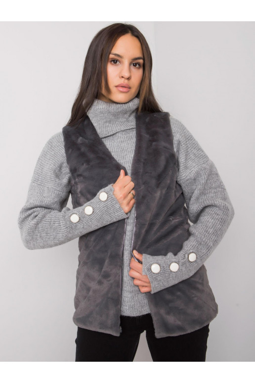 Loxxley naiste grafiitkarusnahast vest Loxxley naiste grafiitkarusnahast vest