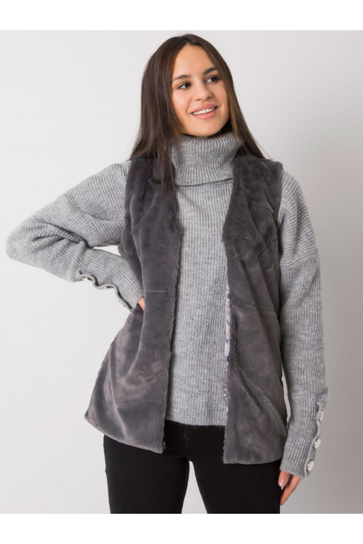 Loxxley naiste grafiitkarusnahast vest Loxxley naiste grafiitkarusnahast vest