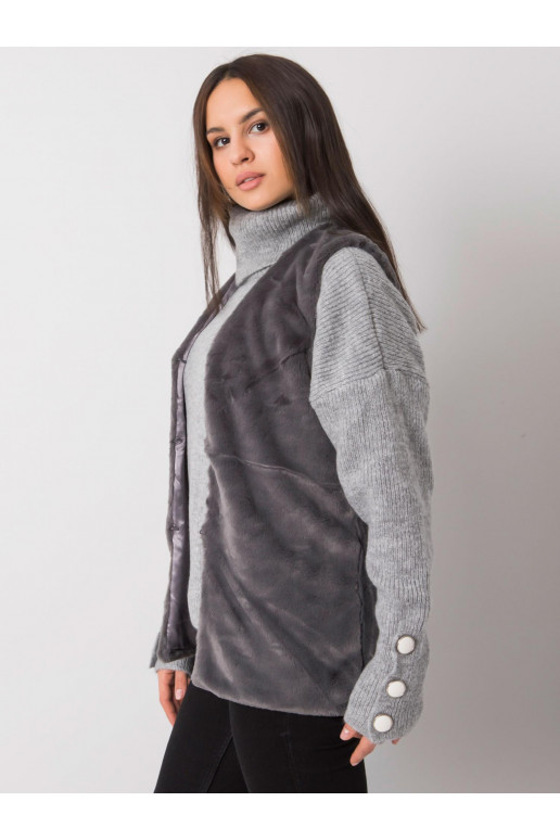 Loxxley naiste grafiitkarusnahast vest Loxxley naiste grafiitkarusnahast vest