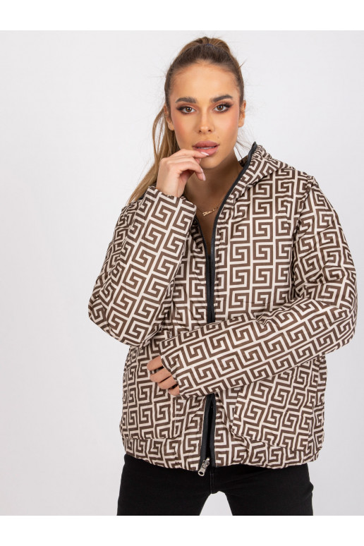 Must ümberpööratav kapuutsiga jope Arta Must ümberpööratav kapuutsiga jope Arta