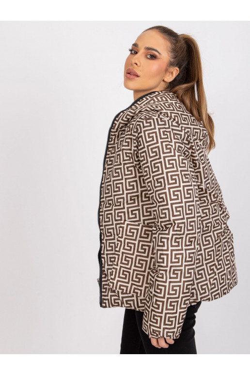 Must ümberpööratav kapuutsiga jope Arta Must ümberpööratav kapuutsiga jope Arta