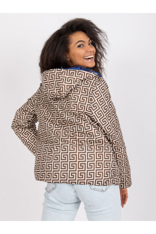 Sinine ümberpööratav kapuutsiga jope... Sinine ümberpööratav kapuutsiga jope...