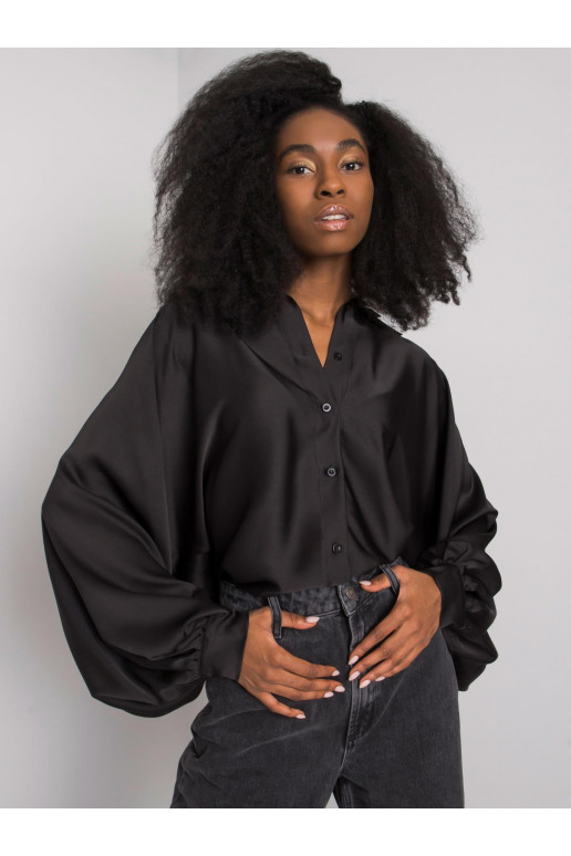 Must laiade varrukatega särk Cristina