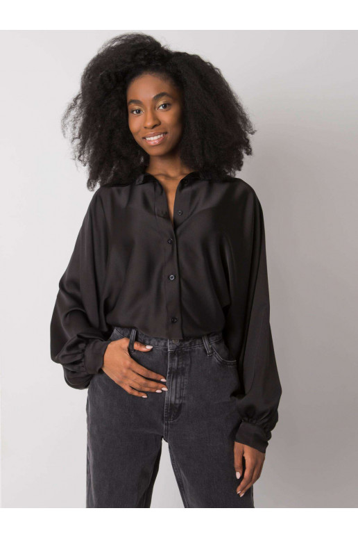 Must laiade varrukatega särk Cristina