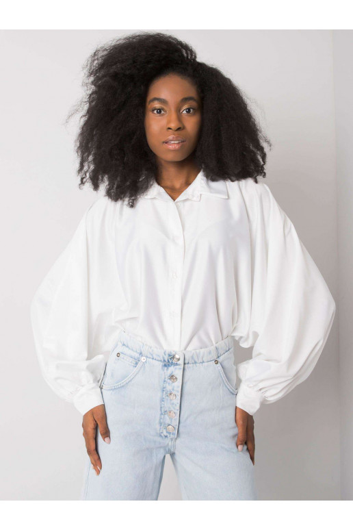 Valge laiade varrukatega särk Cristina