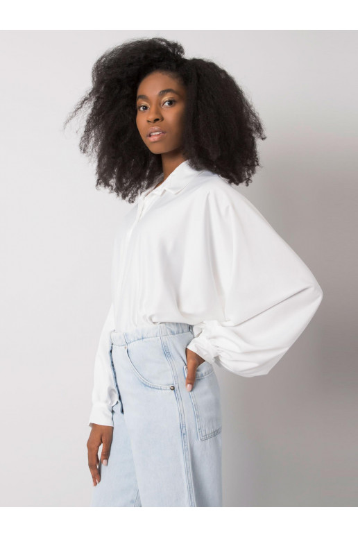 Valge laiade varrukatega särk Cristina