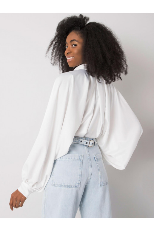 Valge laiade varrukatega särk Cristina