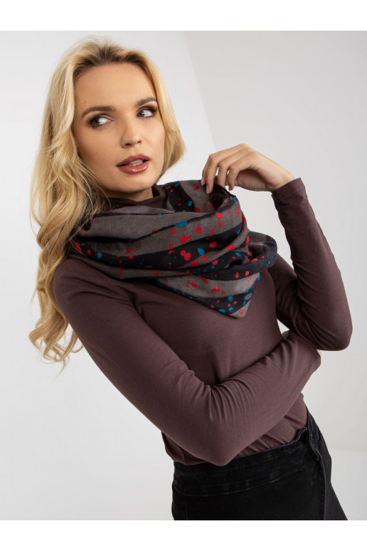 Graue Damen-Schlinge korsten mit Prints