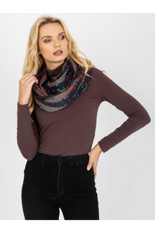 Graue Damen-Schlinge korsten mit Prints