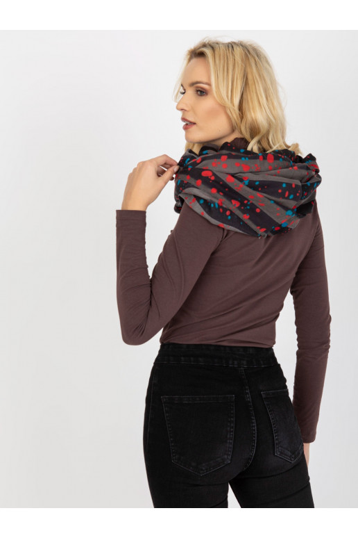 Graue Damen-Schlinge korsten mit Prints