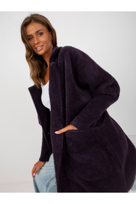 Tumelilla taskutega alpaka mantel Tumelilla taskutega alpaka mantel