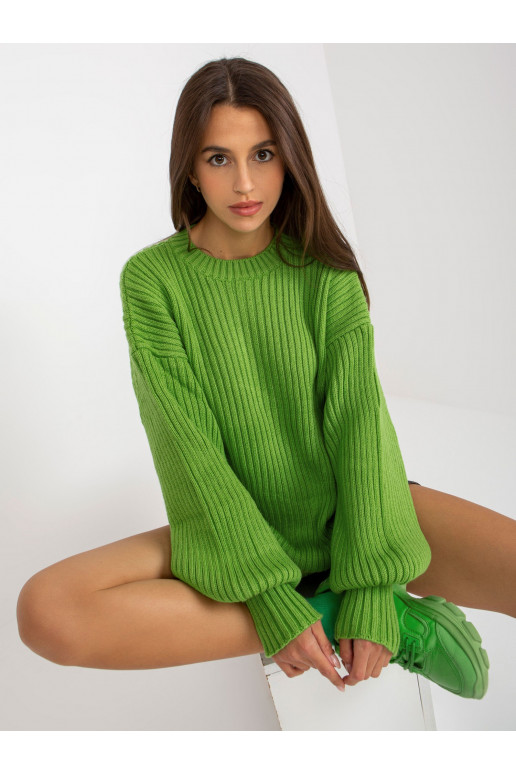 Heleroheline kootud oversize kampsun...