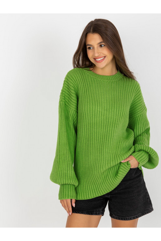 Heleroheline kootud oversize kampsun...