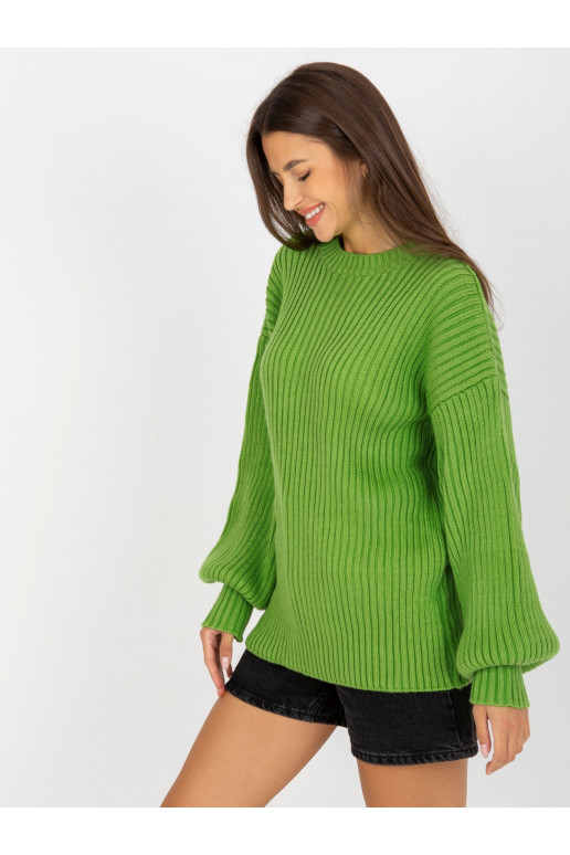 Heleroheline kootud oversize kampsun...