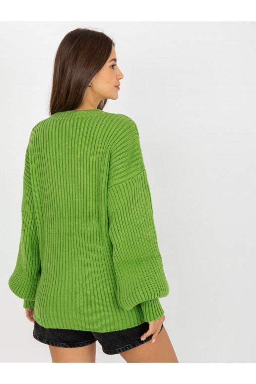 Heleroheline kootud oversize kampsun...