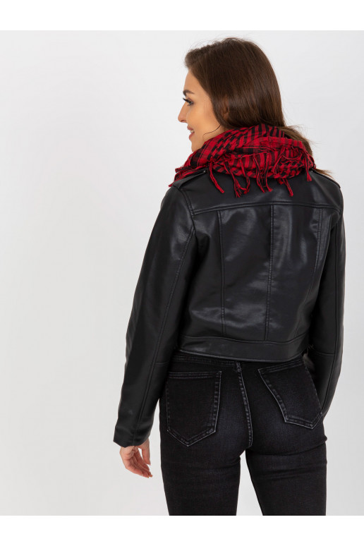 Burgundia ja musta arafatka ruuduline...