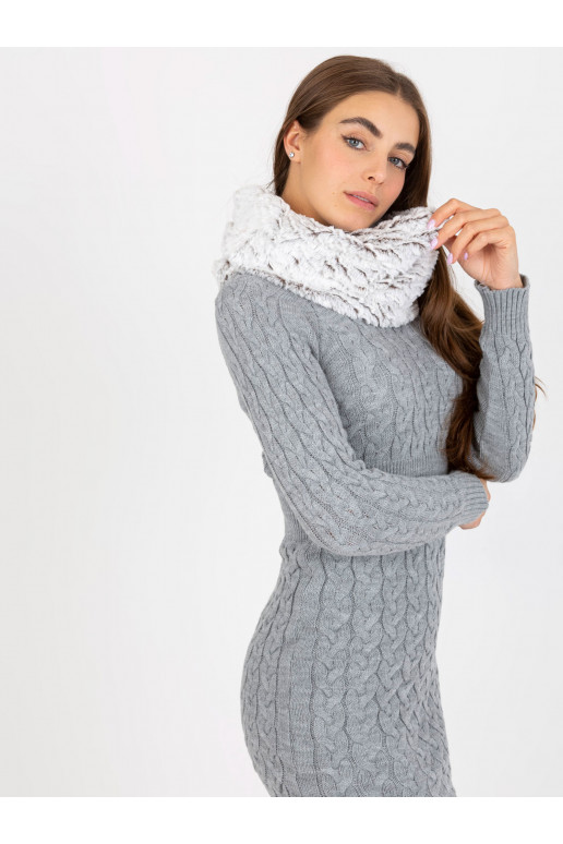 Valge-tumepruun kunstkarusnahast...